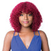 100% Brazilian Human Hair Wig Wet N Wavy Nick,Burgundy