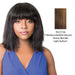 100% Brazilian Human Hair Wig Wet N Wavy Nick,Streaked blend of medium brown, strawberry blonde, and light auburn