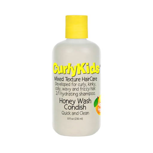 Curly Kids Honey Wash Conditioner 2n1 Shampoo 8 oz