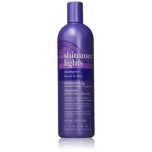 Clairol Professional Shimmer Lights Blonde And Silver Shampoo, 16 Oz.