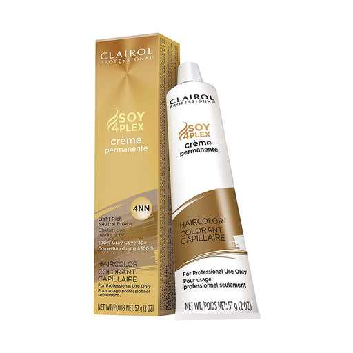 Clairol Professional Pro Creme, 4Nn Light Rich Neutral Brown, 2 Oz.