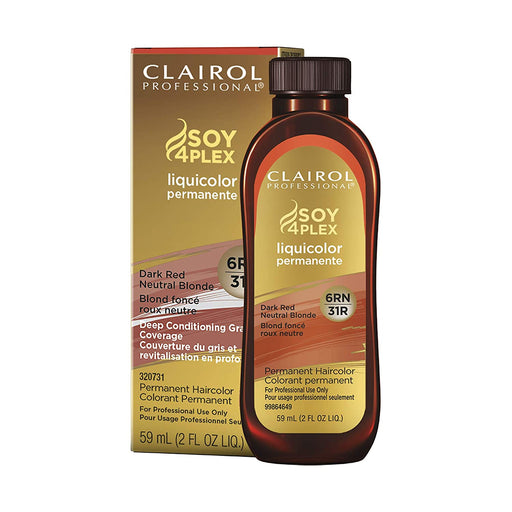 Clairol Liquicolor Permanente, 6RN/31R Dark Red Neutral Blonde, 2 Oz.
