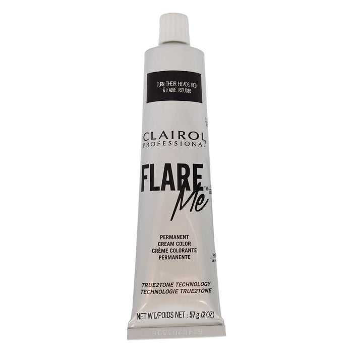 Clairol Professional Flare Me Light Permanent Cream Hair Color, Red, 2 Oz.