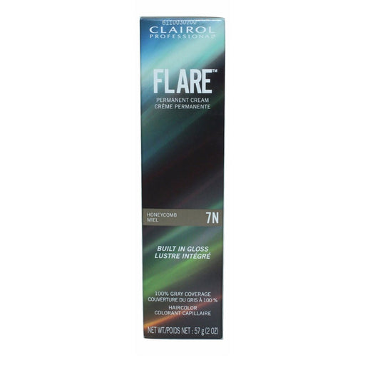 Clairol Flare Permanent Cream, 7N Honeycomb 2 Oz.