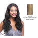 Futura Synthetic Clip In Extension,Body Wave 18,Two tone frost blend of strawberry blonde and bright pumpkin layer over gold light auburn bottom