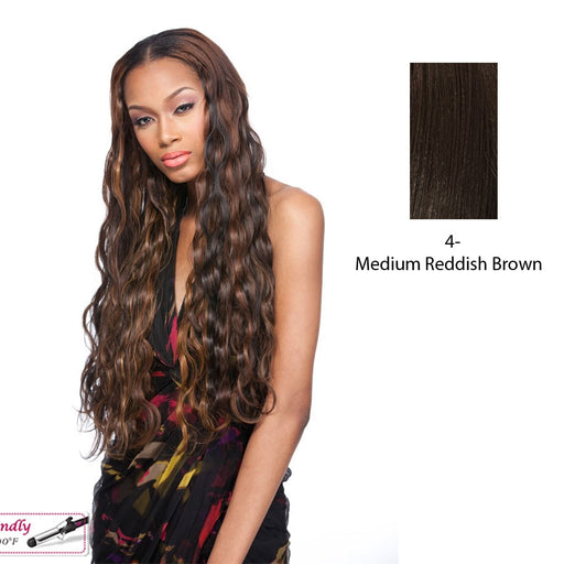 Italian Wave Synthetic Dip Dye Extension 18?,Dark brown