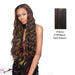 Italian Wave Synthetic Dip Dye Extension 18?,Off black base with dark auburn highlights