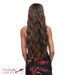 Italian Wave Synthetic Dip Dye Extension 18,Streaked blend of medium brown, strawberry blonde, and light auburn