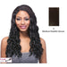 18" Ocean Wave Synthetic Clip On Extensions,Dark brown