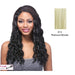 18" Ocean Wave Synthetic Clip On Extensions,Platinum blonde