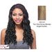 18" Ocean Wave Synthetic Clip On Extensions,Two tone frost blend of strawberry blonde and bright pumpkin layer over gold light auburn bottom