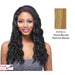 18" Ocean Wave Synthetic Clip On Extensions,Streaked blend of strawberry blonde and platinum blonde