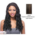 18" Ocean Wave Synthetic Clip On Extensions,Medium brown base with light auburn highlights