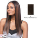 14" Yaki Straight Synthetic Clip On Extensions,Dark brown