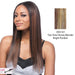 14" Yaki Straight Synthetic Clip On Extensions,Two tone frost blend of strawberry blonde and bright pumpkin layer over gold light auburn bottom