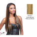 18" Yaki Straight Synthetic Clip On Extensions,Streaked blend of strawberry blonde and platinum blonde