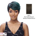 Synthetic Wig,Club,Mix of darkest brown and medium brown