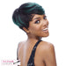 Synthetic Wig,Club,NTT1B/DARK GREEN