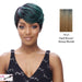 Synthetic Wig,Club,Dark brown roots with strawberry blonde