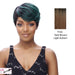 Synthetic Wig,Club,Dark brown roots with light auburn