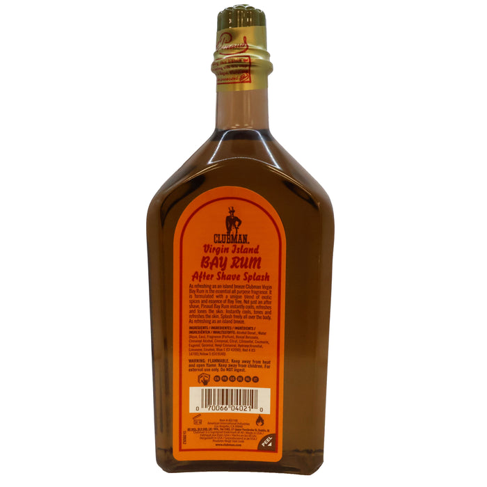 Clubman Virgin Island Ron Bay After Shave Splash, 12 Oz.