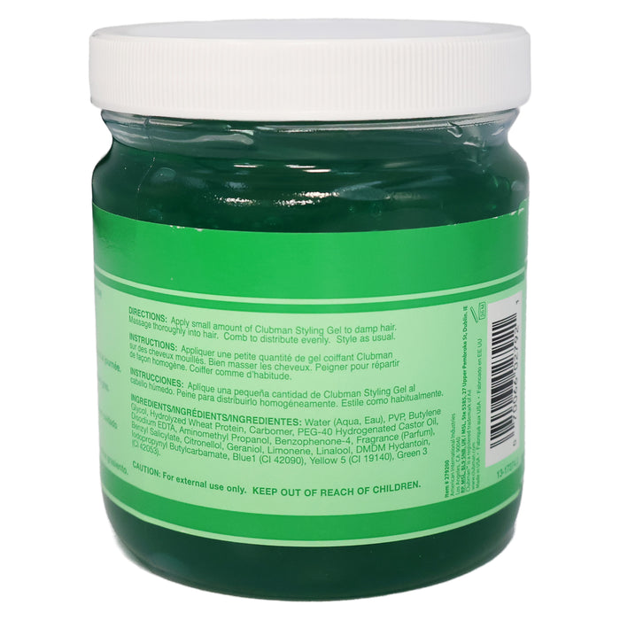 Clubman Styling Gel, 16 Oz.