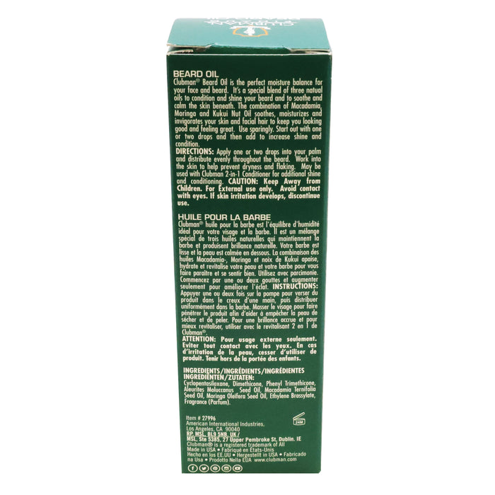 Clubman Pinaud Beard Oil, 1 Oz.