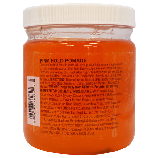 Clubman Hair Firm Hold Pomade, 16 Oz.