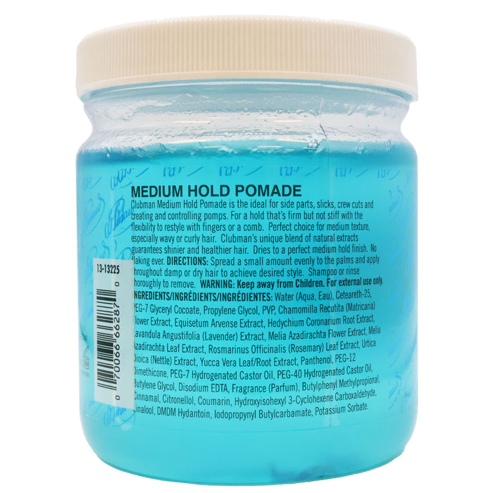 Clubman Pinaud Medium Hold Pomade 16 Oz.