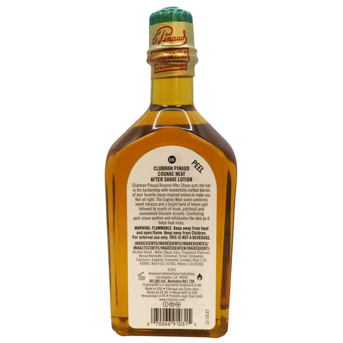 Clubman Reserve Cognac Neat After Shave Lotion, 6 Oz.