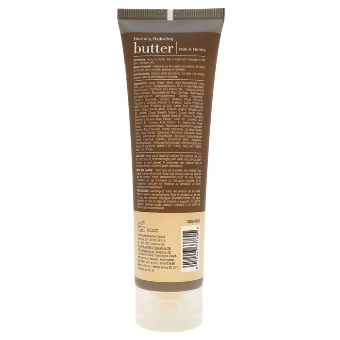 Cuccio Butter Blend, Milk and Honey, 4 Oz.