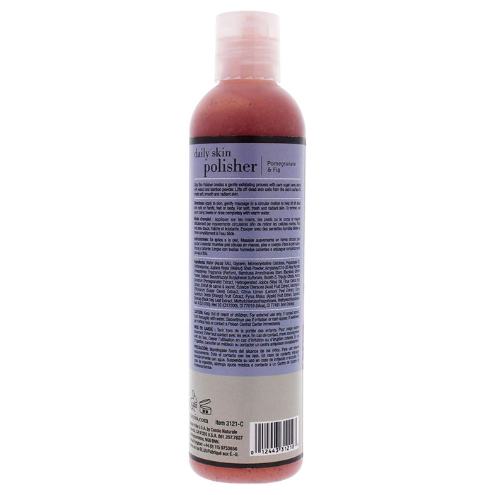 Cuccio Daily Skin Polisher, Pomegranate and Fig, 8 Oz.