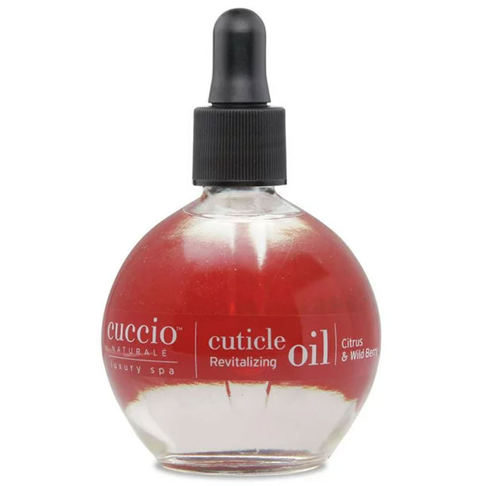 Cuccio Revitalizing Manicure Cuticle Oil, Citrus and Wildberry, 2.5 Oz.
