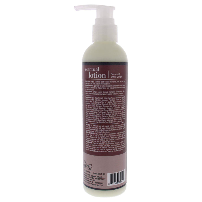 Cuccio Scentual Lotion, Coconut and White Ginger, 8 Oz.