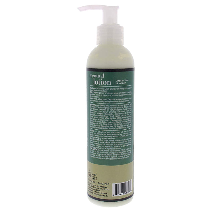 Cuccio Scentual Lotion, Artisan Shea and Vetiver, 8 Oz,