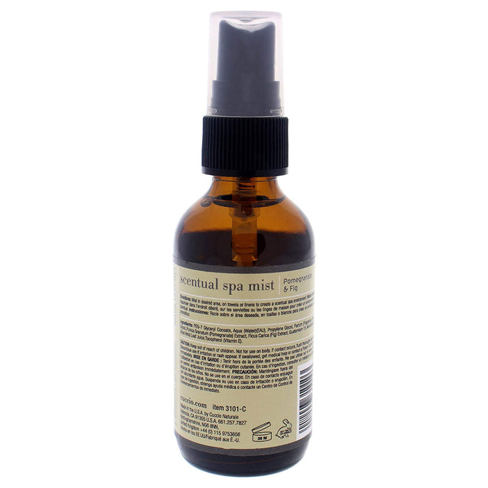 Cuccio Scentual Spa Mist, Pomegranate and Fig, 2 Oz.