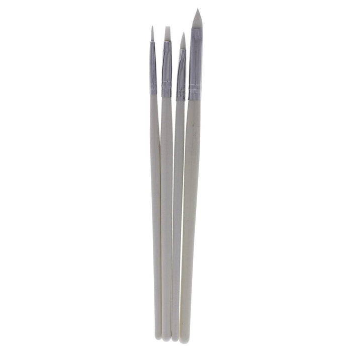 Cuccio Pro Nylon Gel Brushes, 4/PK