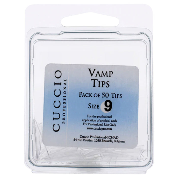 Cuccio Vamp Tips, Size 9, 50/PK
