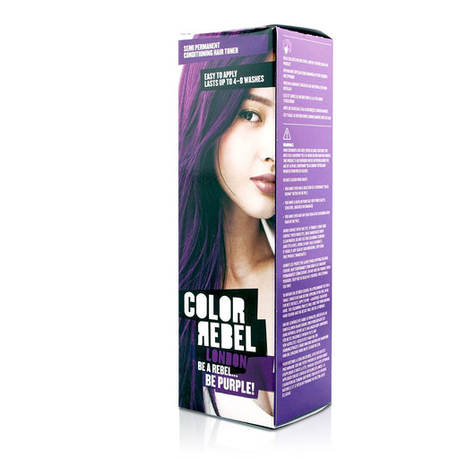 Color Rebel London Be A Rebel Be Purple Semi Permanent Conditioning Hair Toner
