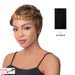 Swiss Lace Part Wig Crown Braid Pixie,Black
