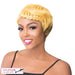 Swiss Lace Part Wig Crown Braid Pixie,FT GOLDEN AMBER