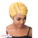 Swiss Lace Part Wig Crown Braid Pixie,FT GOLDEN AMBER