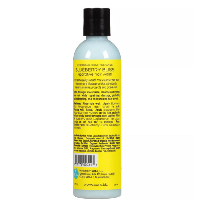 Curls Blueberry Bliss Reparative Hair Wash 8 Fl. Oz.
