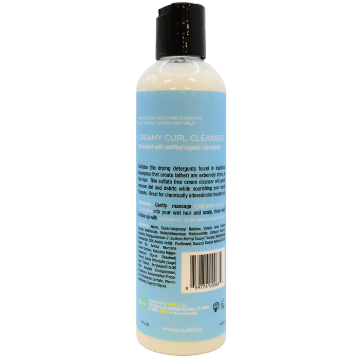 Curls Creamy Curl Cleanser Shampoo 8 Oz.