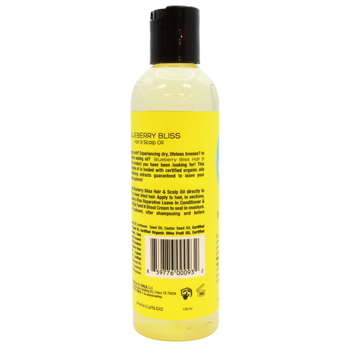 Curls Blueberry Bliss Hair and Scalp Oil 4 Oz.