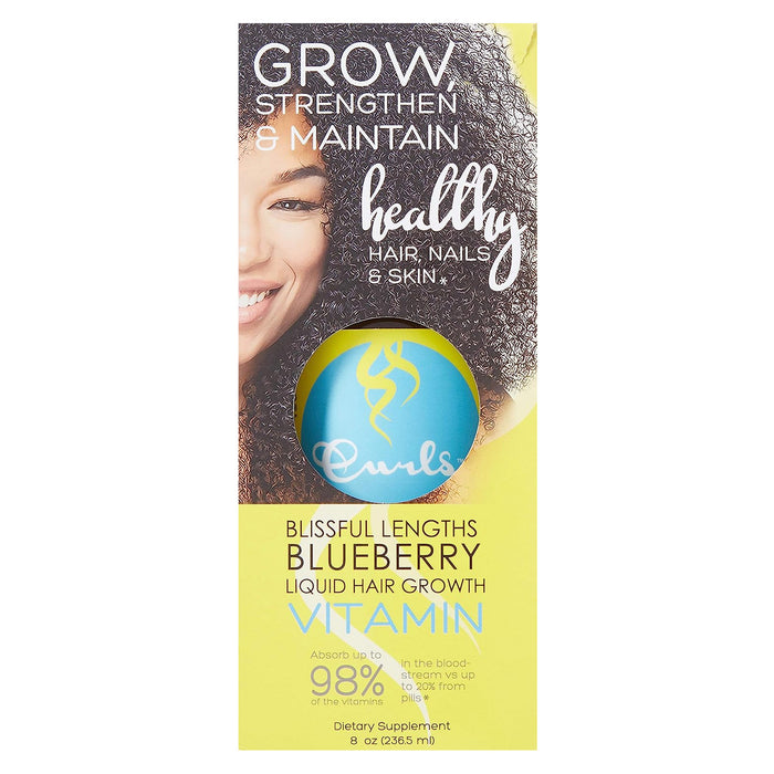 Curls Blissful Lengths Liquid Hair Growth Vitamin 8 Oz.