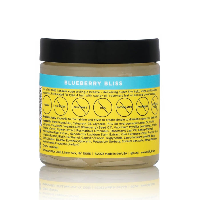 Curls Blueberry Bliss Healthy Super Hold Edge Control, 4 oz