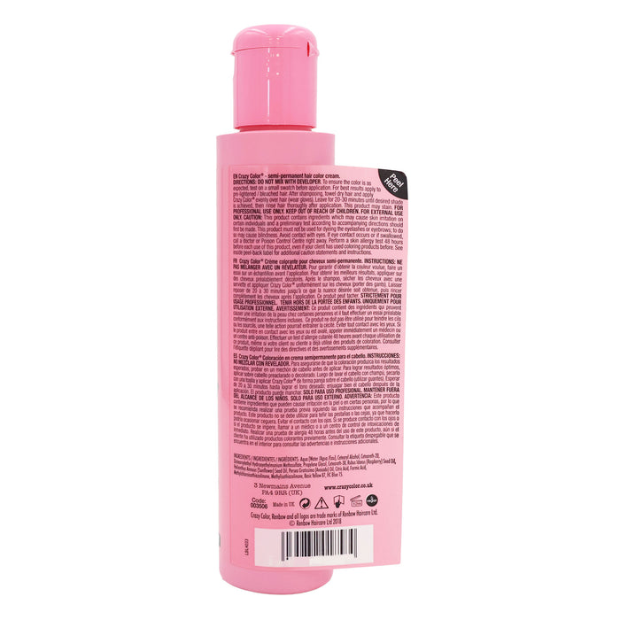 Crazy Color Semi Permanent Hair Colour, Aubergine 50, 5.07 Oz.