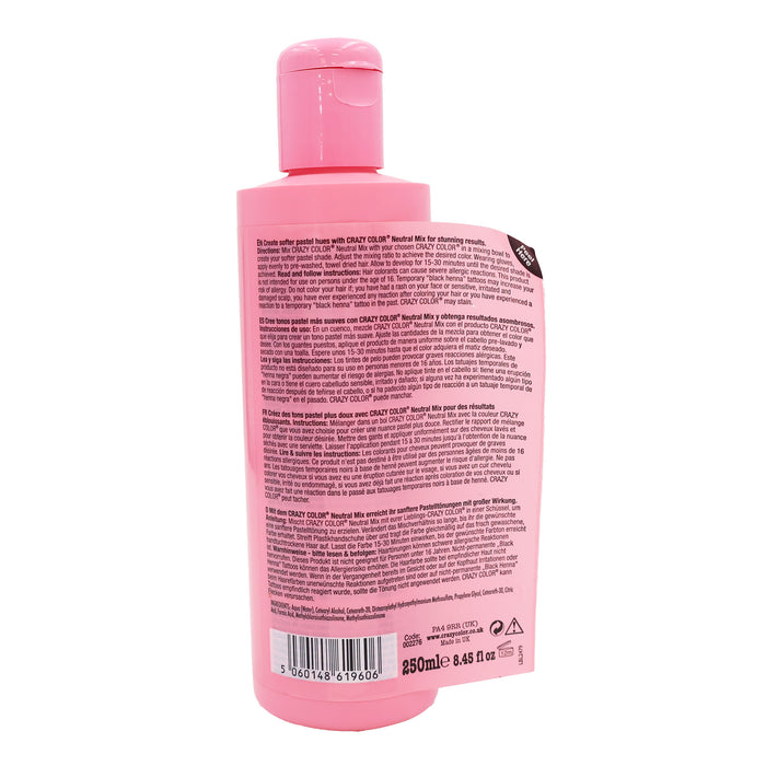 Crazy Color Semi Permanent Mix Neutral, 8.45 Oz.