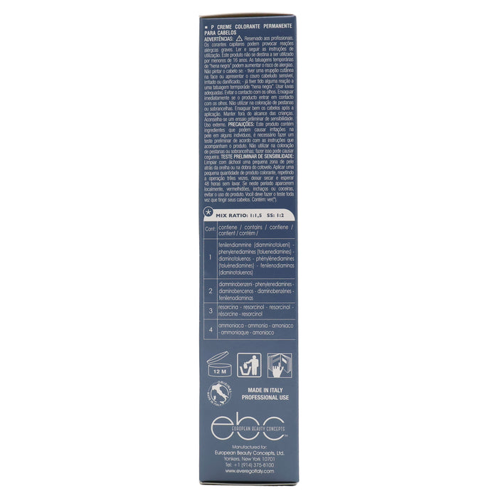 Ever Ego Colorego Hair Color Cream, Intense Chestnut, 4/00, 3.38 oz, 100ml